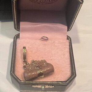 Y2K Juicy Couture pink status handbag charm